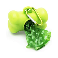 PetVogue Bone Dispenser with Scented Pooper Scooper 15 Dog Poop Bags for Over Scoopers Claw for Pet Dog Waste(1 Dispenser and 1 Roll)