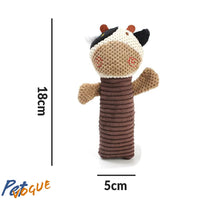 Dog Toy, PetVogue Plush Squeaking Dog Toys, Dog Plush Toy, Chew Toy with Squeaker, Teeth Cleaning for Puppy, Small and Medium Dogs, Not Suitable for Big Dogs