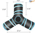 Cat Tunnel Tube Cat Tunnels for Indoor Cats 3 Way Collapsible, Kitten Tunnel Bored Cat Pet Toys with Peek Hole Ball for Kitty, Puppy, Rabbit