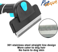 Mease Self Cleaning Pet Grooming Brush Effectively Reduces Deshedding Comb Tool for Short Hair and Long Hair Dogs and Cats Mats & Tangles Removing