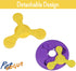 Dog Frisbee - PetVogue 2 in 1 Dog Toys Flying Disc with Removebale Boomerang