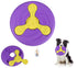 Dog Frisbee - PetVogue 2 in 1 Dog Toys Flying Disc with Removebale Boomerang