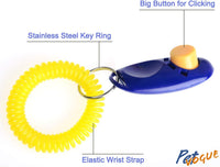 Dog Training Clicker with Wrist Strap - Dog Cat Clicker Bird Pet Puppy Clicker with Big Button, Effective Behavioral Training Tool Easy to Use