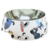PetVogue Melamine Dog Bowl Cat Bowl ,Pet Food and Water Bowl with Rubber Base for Medium and Large Dogs and Cats - M