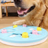 Dog Puzzle Toy for Dispensing Treats, Pet Toys Game for Training IQ and Slow Feed, Non-Slip Feeder Bowl Designed for Medium-Large Dogs, Cats- Blue