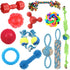 PetVogue Training Toy Set with Ball Ropes for Small Dog and Pets - Pack of 11