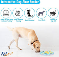 PetVogue Dog Slow Feeder,Interactive Dog Puzzle Toy and Durable Dog Slow Feeding Bowl,Pet Puppy Snack Dispenser,Used for IQ Training and Play pet Toys for Cats