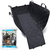 PetVogue Waterproof Seat Cover Car-Scratch Proof and Backing and Hammock, Quilted, Padded, Durable Pet Black