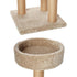 PetVogue Multi-Level Activity Cat Tree House with Scratching Posts, Kitten pet Home and Furniture Play Tower Tree - Medium