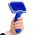 PetVogue Professional Slicker Brush for Dogs and Cats Self-Cleaning Grooming Comb for Dematting Detangling & Deshedding