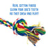 PetVogue Cotton Durable Dog Chew Rope Toy for Small Puppies